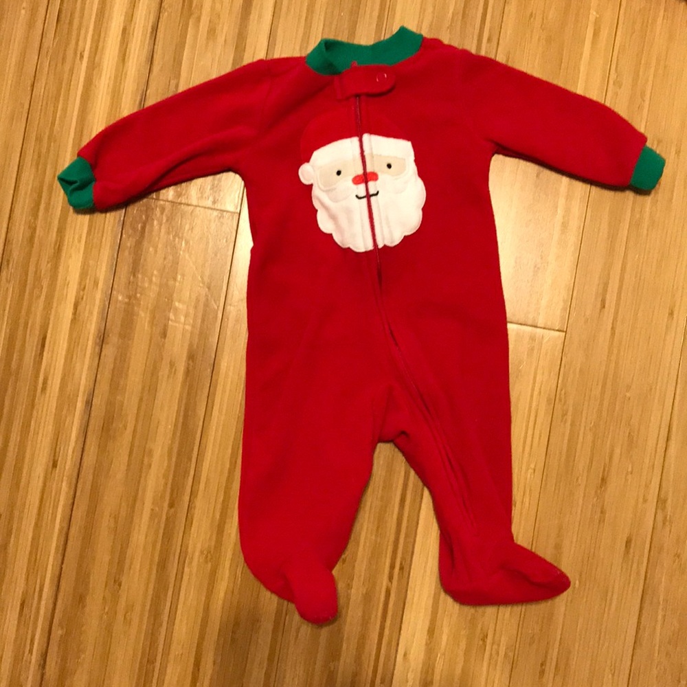Christmas pajamas 0-3 months